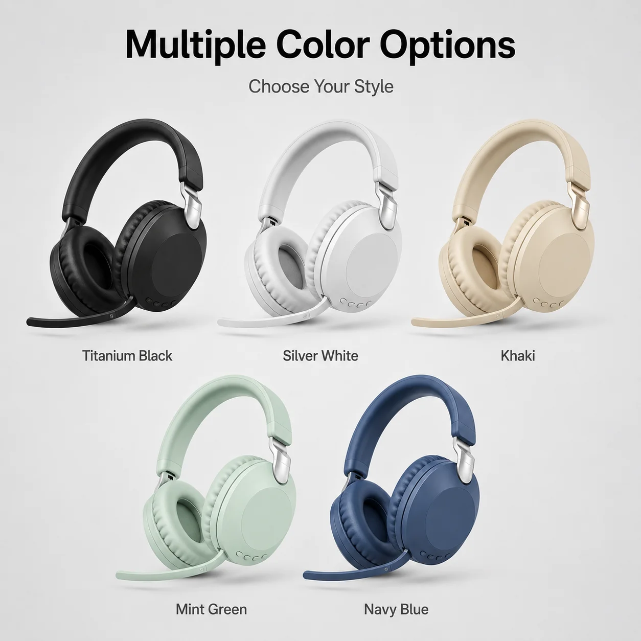 Over-Ear Gaming Headset Blueto - đánh giá và giá Anc Wireless Over Ear Headphones