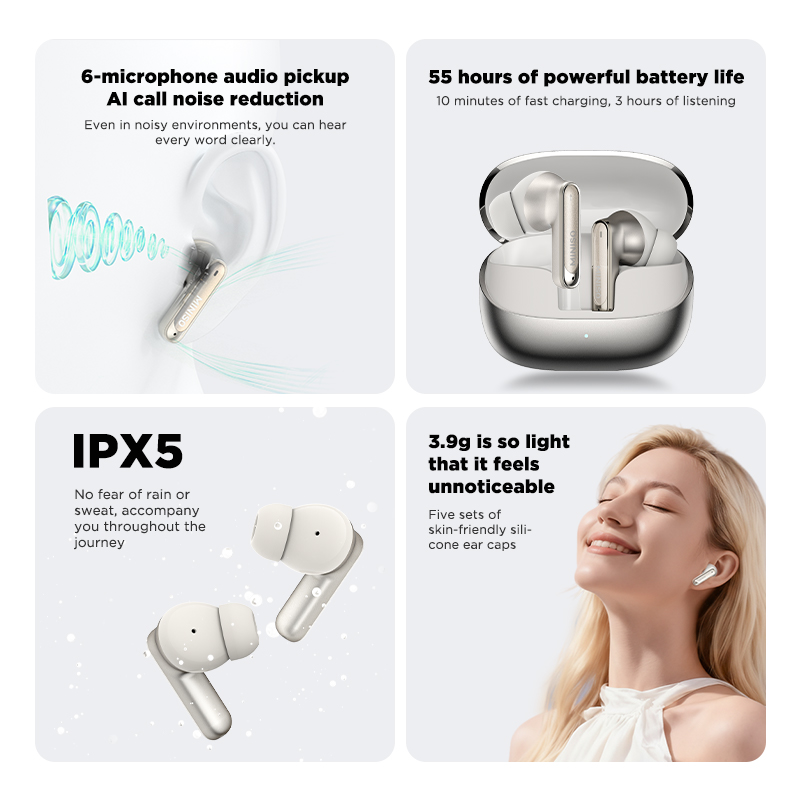 MINISO MS106 Bluetooth Earphon - đánh giá và giá Headphones