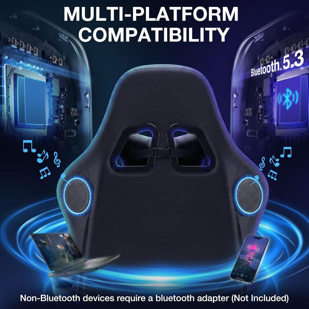 RGB Gaming Chair with Bluetoot - đánh giá và giá Speakers