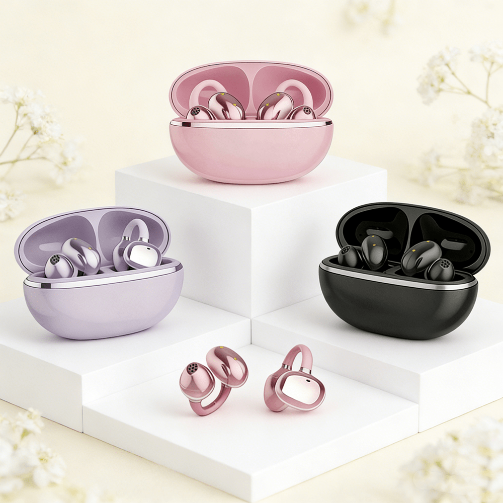 Wireless Open Ear Earclip ENC  - đánh giá và giá Bone Conduction Running Headphones