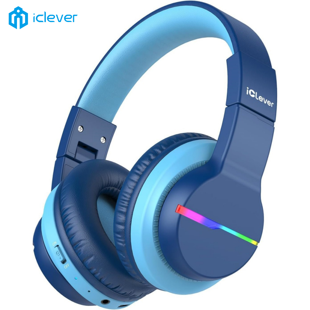 iClever BTH12 Kids Bluetooth H - đánh giá và giá Anc Wireless Over Ear Headphones