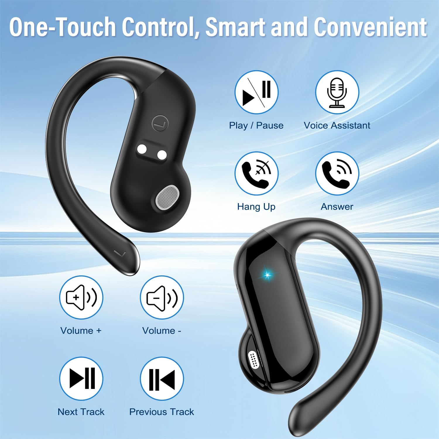 2026 Open-Ear Earbuds Bluetoot - đánh giá và giá Type C Wired Earphones With Mic