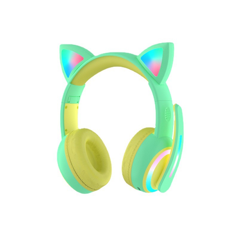 Bluetooth Headphones Cat Ear D - đánh giá và giá Cat Ear Bluetooth Headset Led