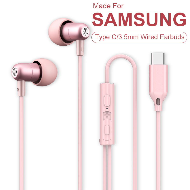 For Samsung Galaxy S26 S25 S24 - đánh giá và giá Type C Wired Earphones With Mic
